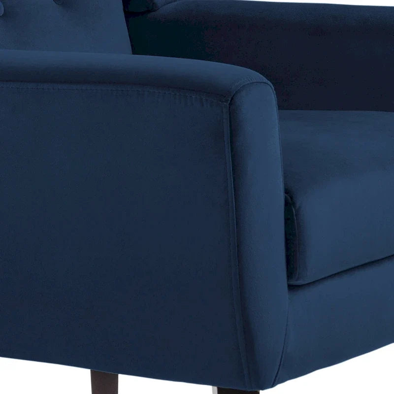 2er-Set Samt-Akzentsessel für Wohnzimmer, Polstersessel