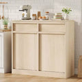 Kippbarer Mülleimer, natürliche Eiche, Mülleimer mit Stauraum und Schublade, versteckter Müllschrank, Wäschekorb für Küche, Esszimmer, Wohnzimmer