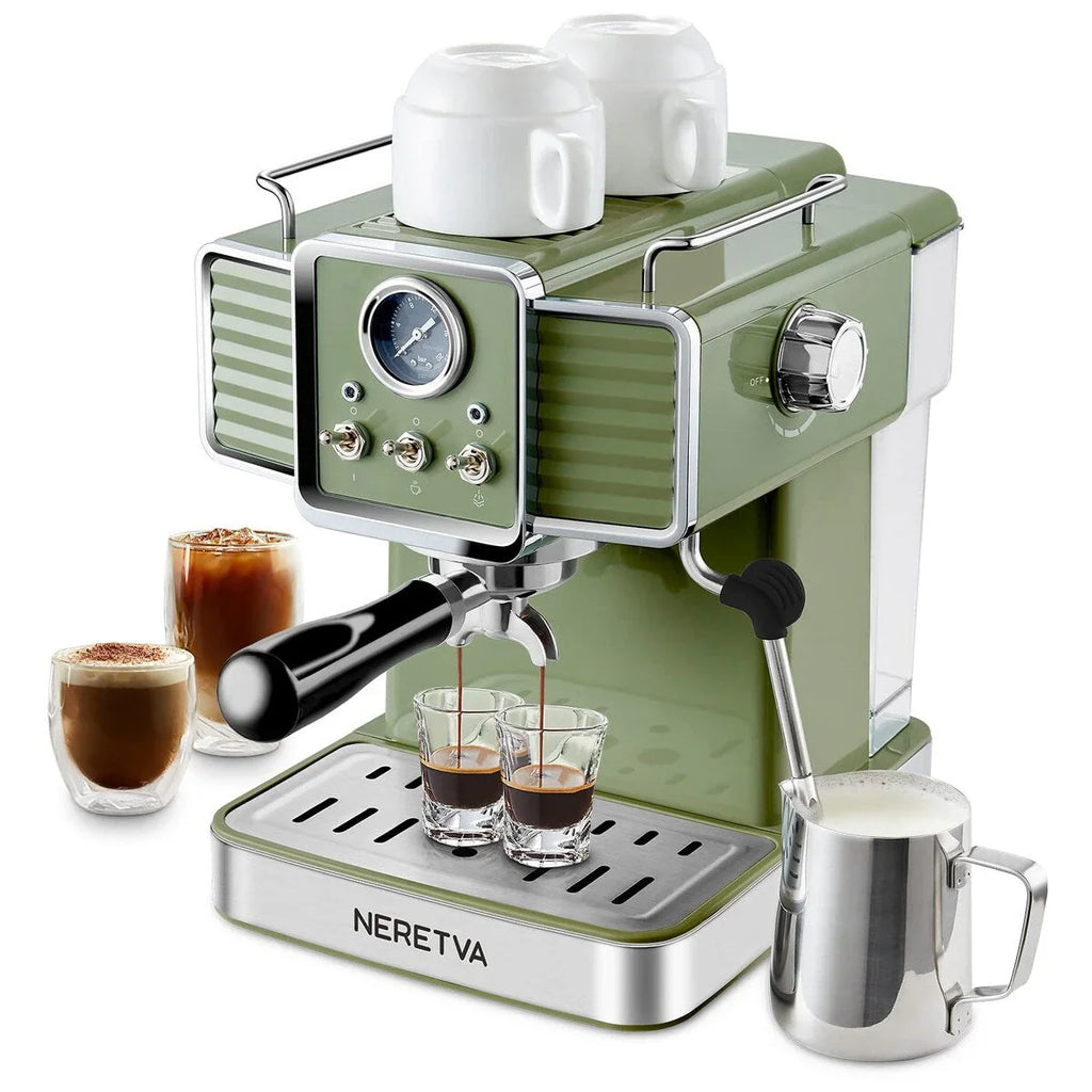Espressomaschine mit Milchaufschäumer Dampf