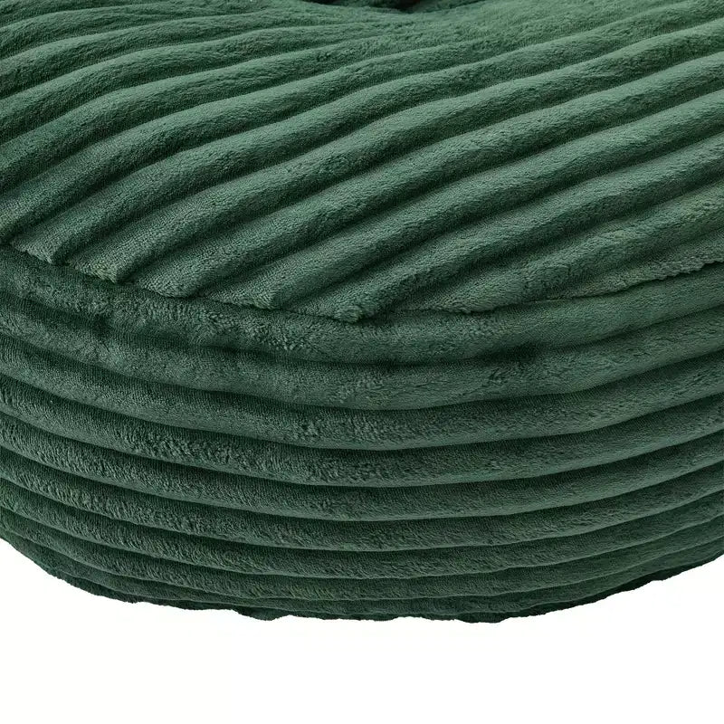 Sitzsacksofa für Erwachsene und Kinder, übergroßer Cord-Sitzsackstuhl mit 3 Kissen und Armlehne für Wohnzimmer und Schlafzimmer
