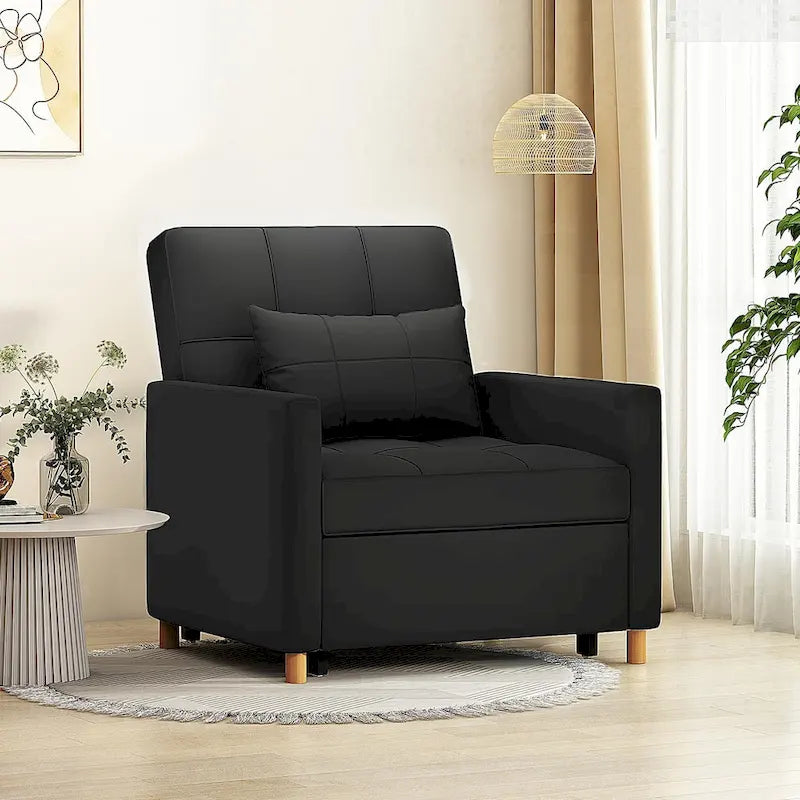 AECOJOY 3-in-1 Schlafsofasessel mit Kissen und verstellbarer Rückenlehne