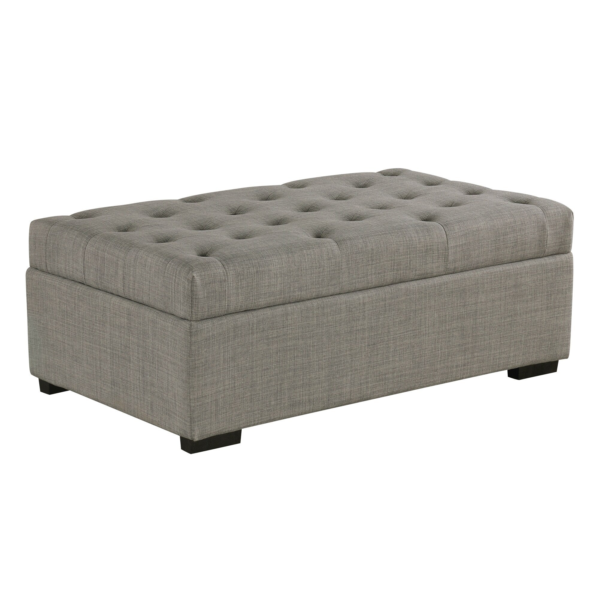 Klappsofa, 126 cm breiter Ottoman mit Klappsofa, wandelbarer Ottoman-Schlafsessel mit Memory-Matratze und getuftetem Design