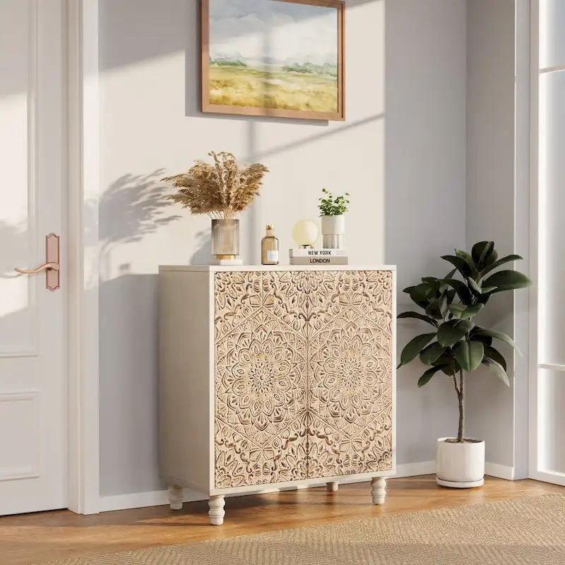 COSIEST Vintage-Sideboard, Aufbewahrungsschrank und Anrichte