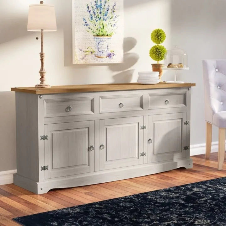 65 Holz-Buffet-Sideboard Bauernhaus - Corona Kollektion