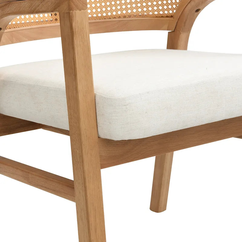 Christopher Knight Home - Esszimmerstuhl mit Rohrgeflecht (2er-Set)