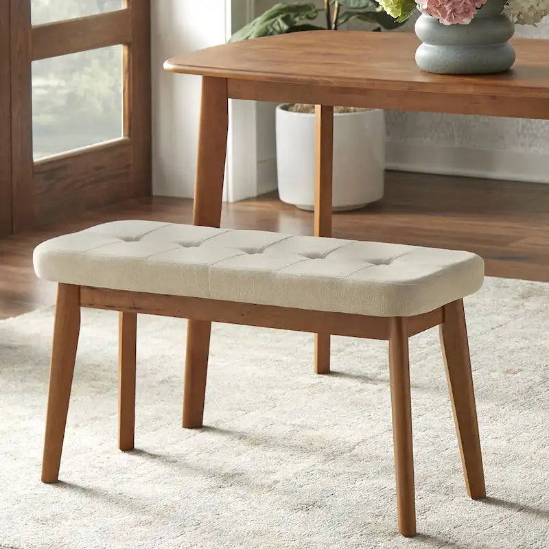 Simple Living 4-teiliges Nettie Massivholz-Esszimmer-Set