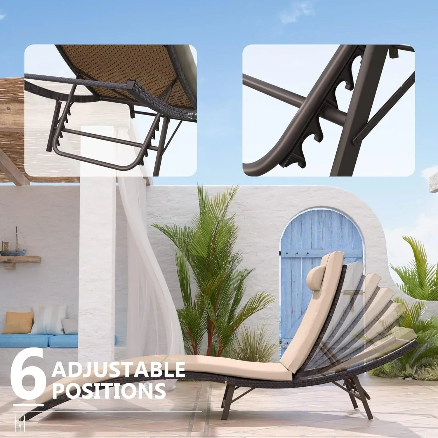 Kullavik 3-teiliges Outdoor-Loungemöbel-Set
