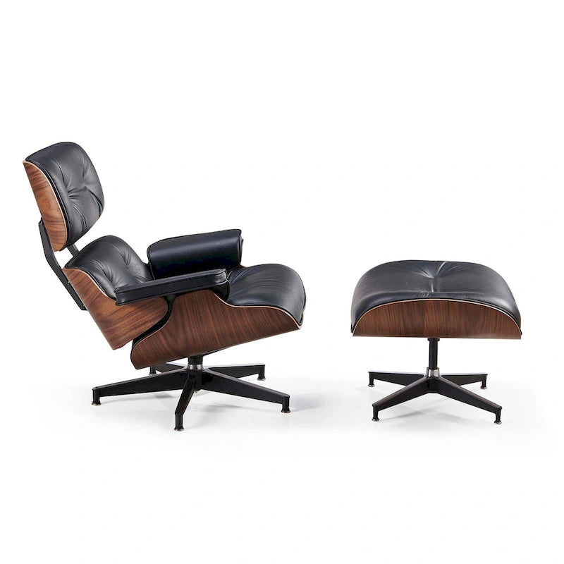 Mid Century Modern Leder Loungesessel Sessel Relaxsessel