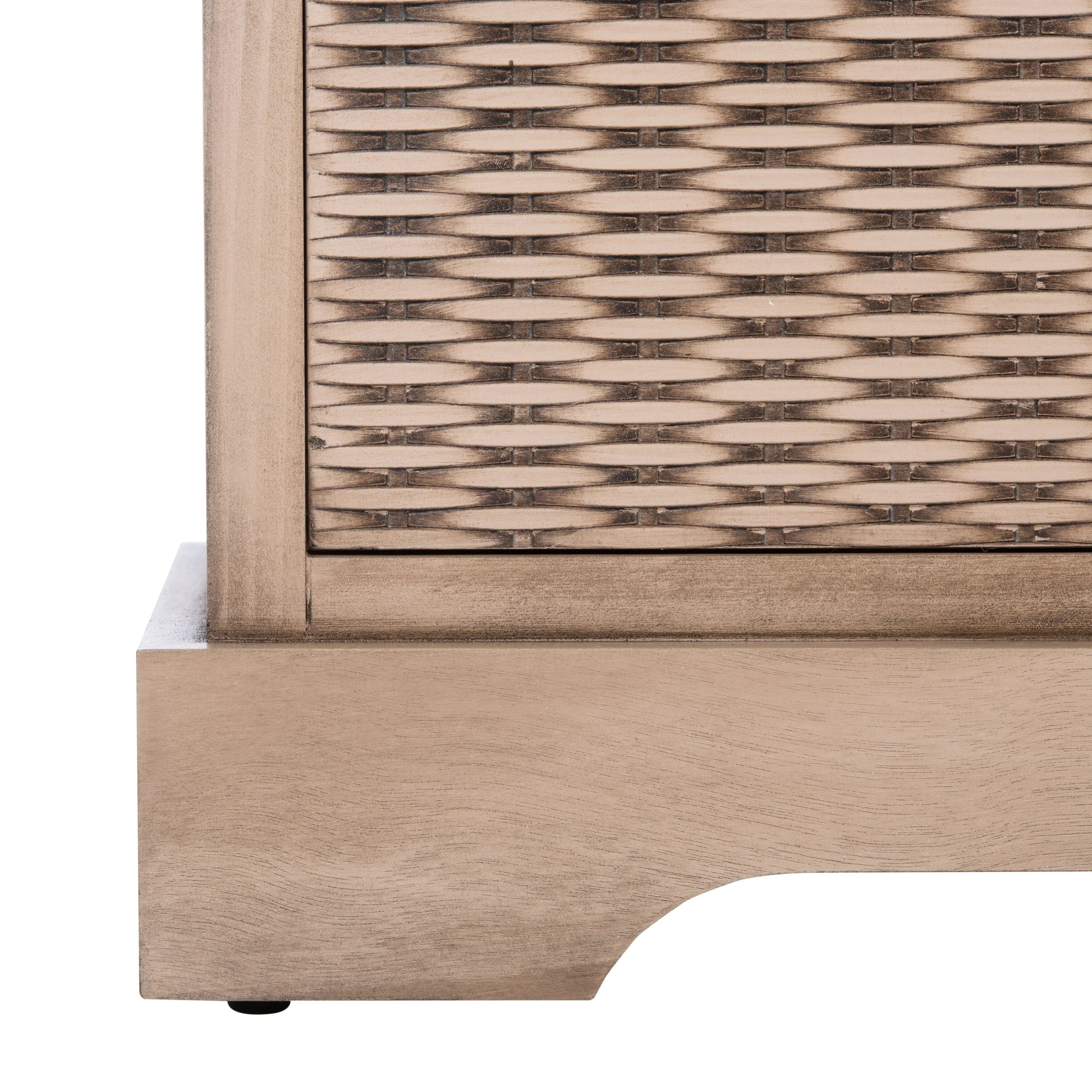 SAFAVIEH Fiorello 3-Schubladenbank mit Polsterung – 120 B x 38 T x 48 H cm – 120Bx38Tx48H