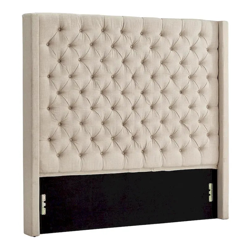 Naples Button-Tufted Wingback-Kopfteil ohne Bettgestell von iNSPIRE Q Artisan