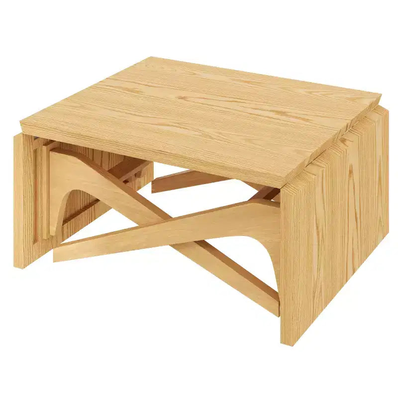 2-in-1 Couchtisch, ausziehbarer Esstisch, höhenverstellbarer Tisch für Zuhause & Büro, platzsparend – ModernLuxe