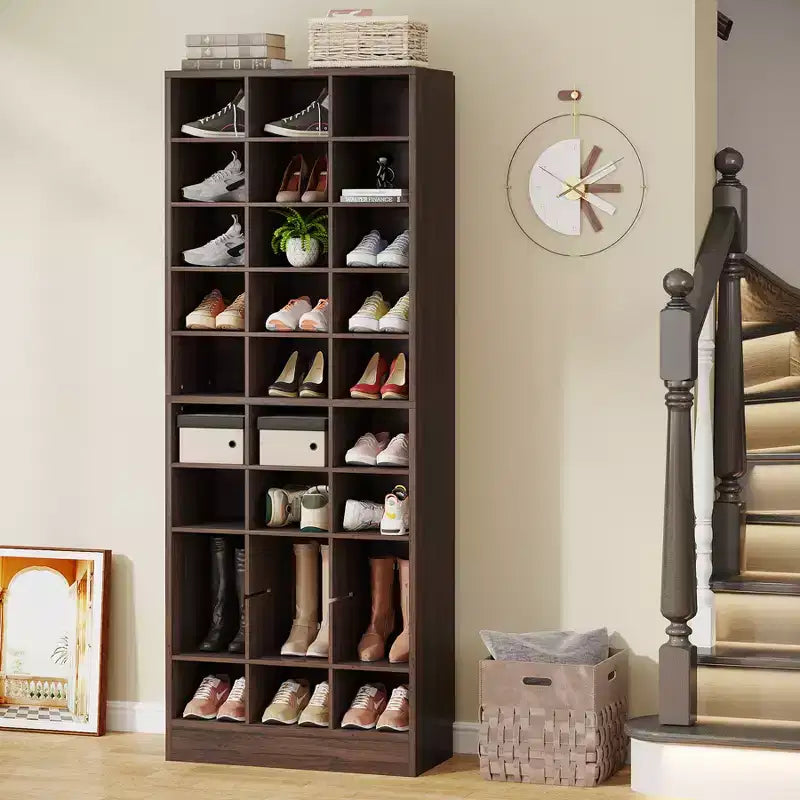 Tribesigns Schuhschrank mit 10 Ebenen und 30 Fächern