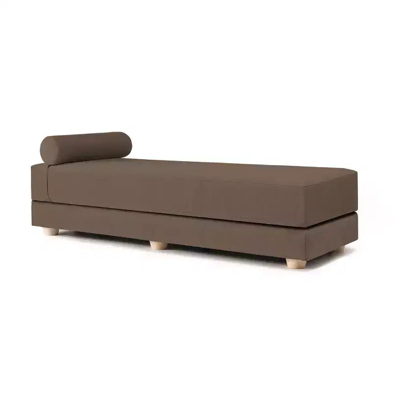 Tagesbett / ausklappbares Schlafsofa (Queensize) - Microvelvet