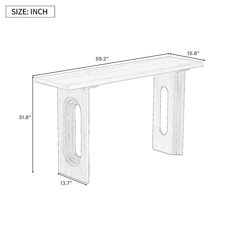 Einzigartig designter Konsolentisch
