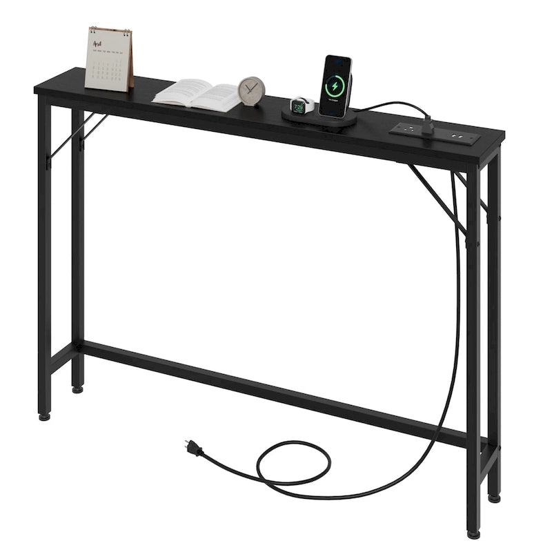 5.9 Schmales Sofatisch mit Steckdosen