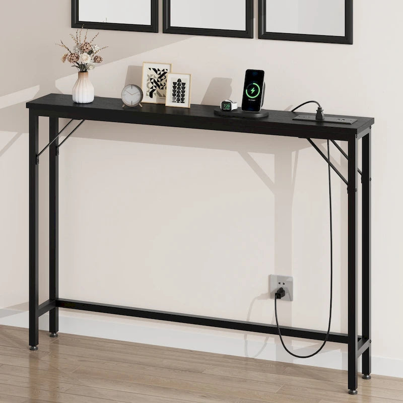 5.9 Schmales Sofatisch mit Steckdosen