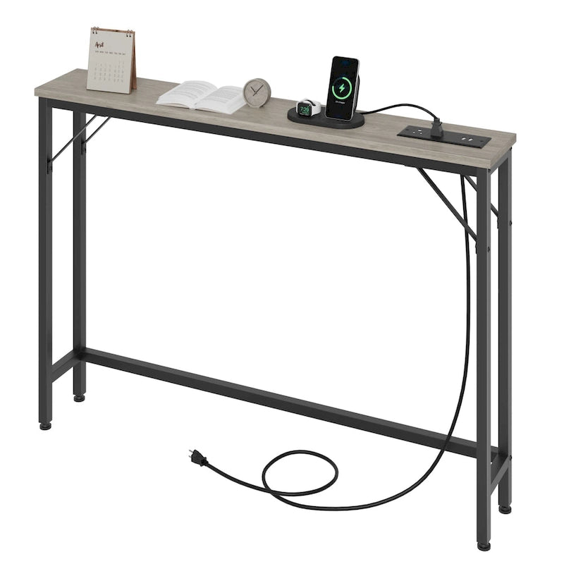 5.9 Schmales Sofatisch mit Steckdosen