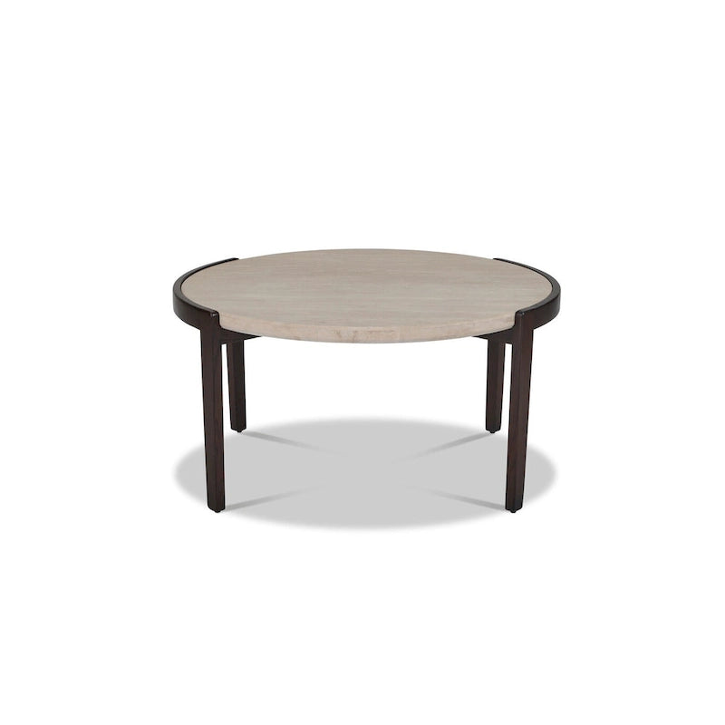 Couchtisch Palette Stone Rund - 35 x 18 x 35