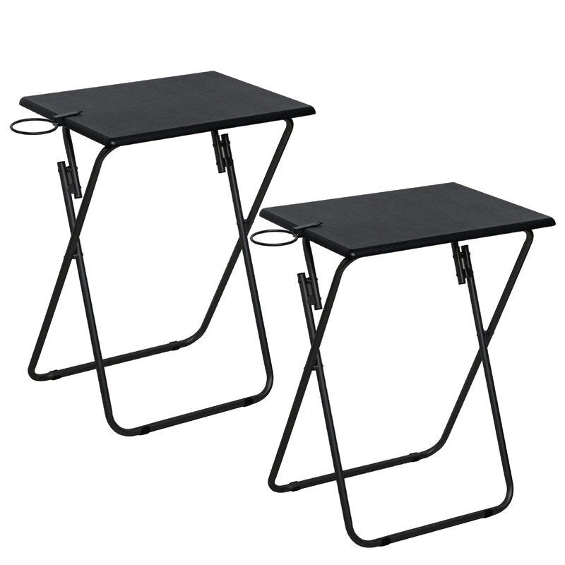 TV-Tabletts 2er-Set – 19,3T x 15,4B x 26H