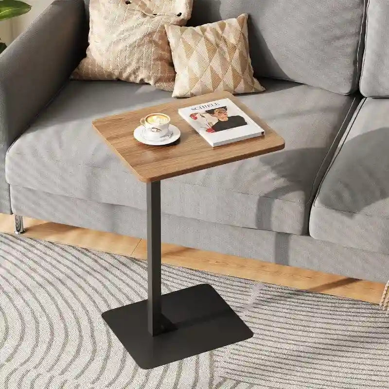 C-förmiger Beistelltisch für Sofa & Bett – 40T x 30B x 60H cm