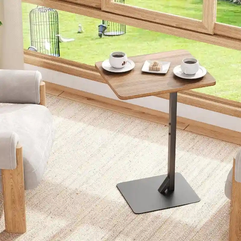 C-förmiger Beistelltisch für Sofa & Bett – 40T x 30B x 60H cm
