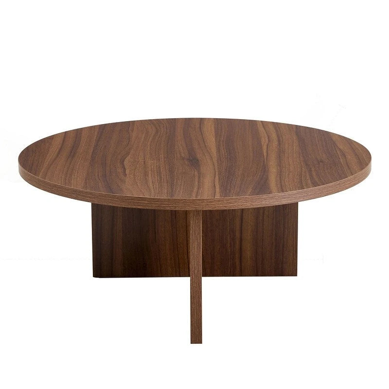 Vielseitiger runder Couchtisch aus MDF
