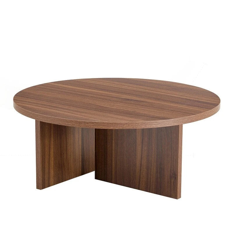 Vielseitiger runder Couchtisch aus MDF