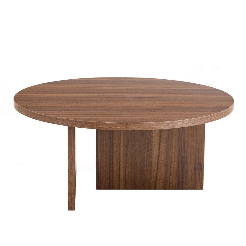 Vielseitiger runder Couchtisch aus MDF