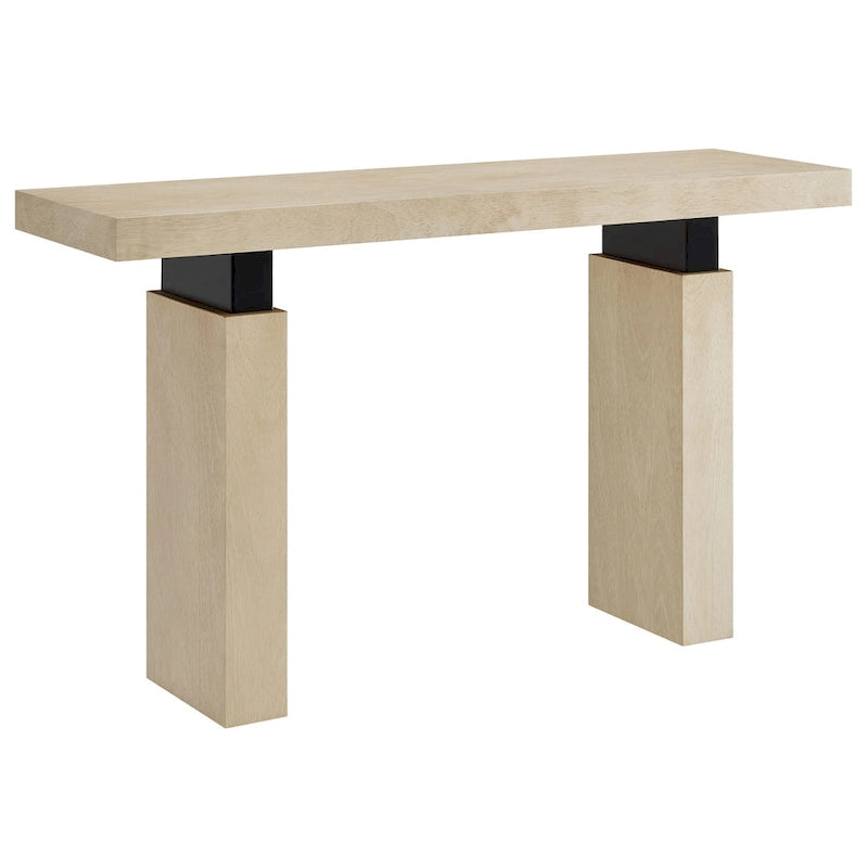 Piston 52 Rechteckiger Konsolentisch aus Holz