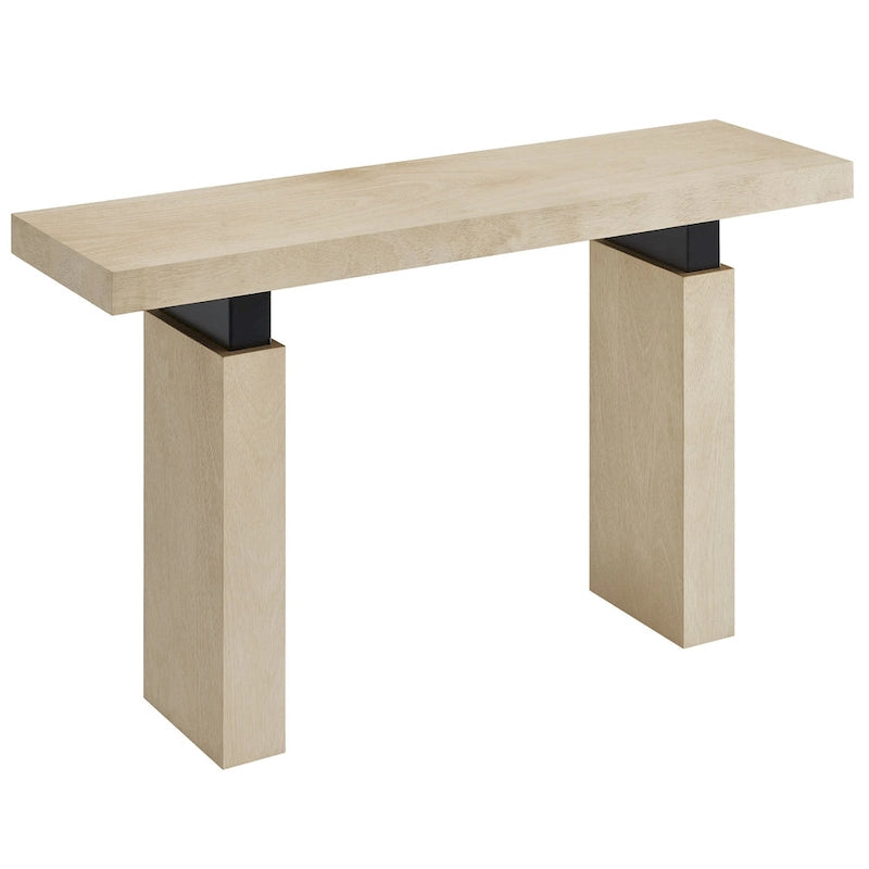 Piston 52 Rechteckiger Konsolentisch aus Holz