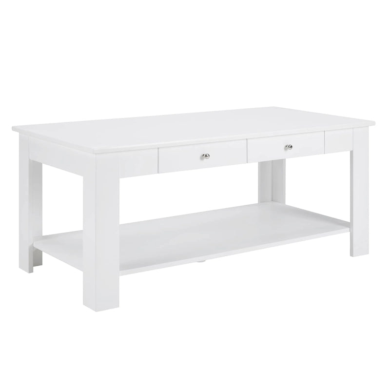 Convenience Concepts Designs2Go 2-Schubladen-Couchtisch Baja mit Ablage