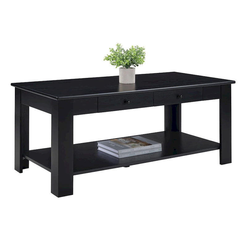 Convenience Concepts Designs2Go 2-Schubladen-Couchtisch Baja mit Ablage
