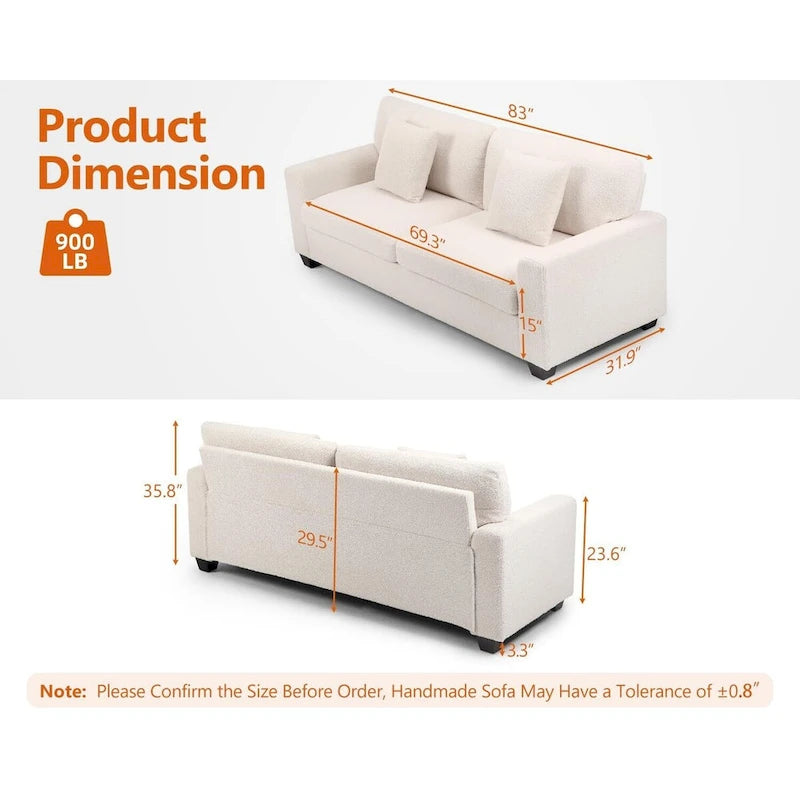 83 Loveseat-Sofa für das Wohnzimmer