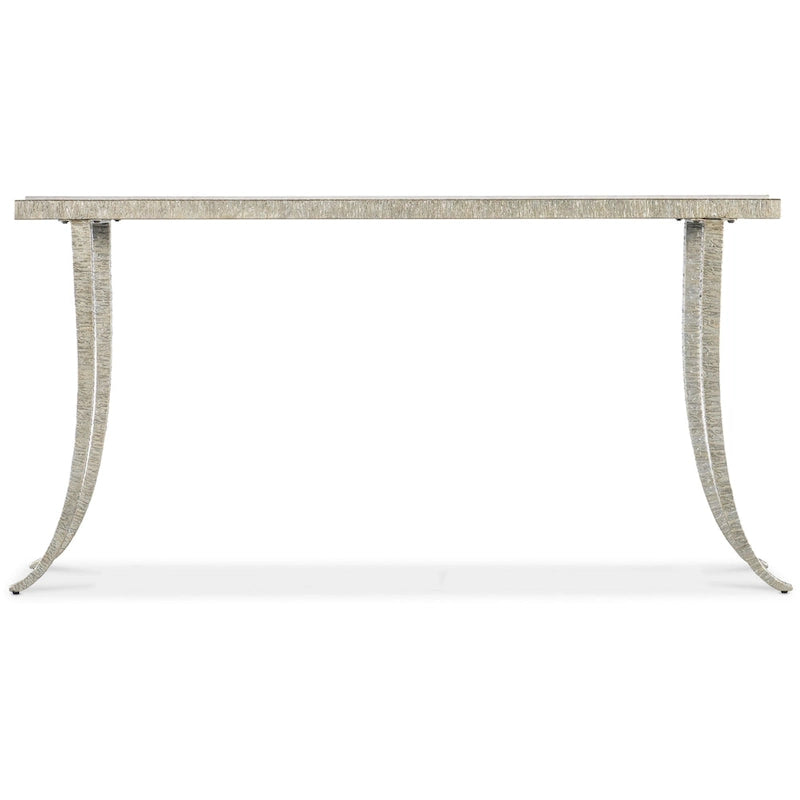 Hooker Furniture 628-85669-00 Sabre 14 breite Metallkonsole mit Marmorplatte
