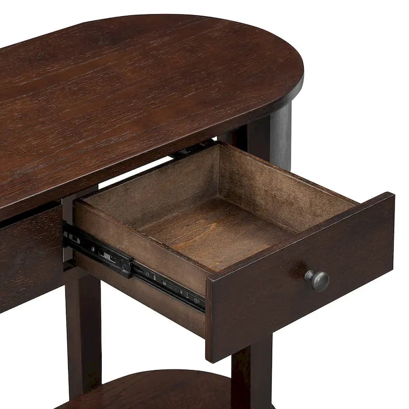 Vintage Konsolentisch, Hochglanz-Sofatisch für Flur und Wohnzimmer