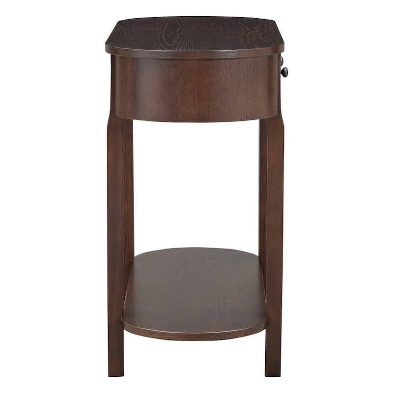 Vintage Konsolentisch, Hochglanz-Sofatisch für Flur und Wohnzimmer