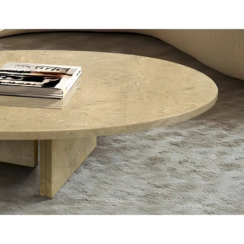 35.4 Couchtisch aus Naturmarmor