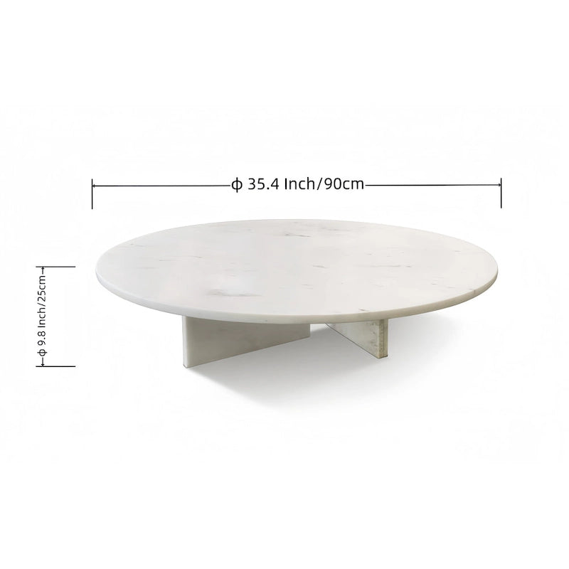 35.4 Couchtisch aus Naturmarmor