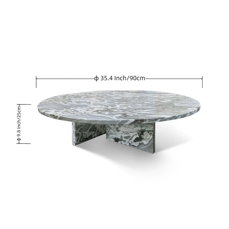 35.4 Couchtisch aus Naturmarmor