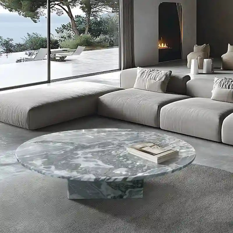 35.4 Couchtisch aus Naturmarmor