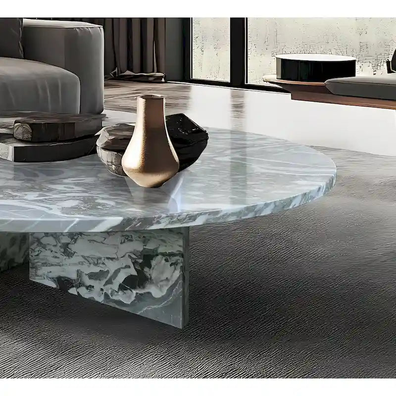 35.4 Couchtisch aus Naturmarmor