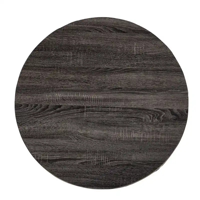 2er Set verspiegelte runde verschachtelte Couchtische für das Wohnzimmer – 32 x 32 x 17