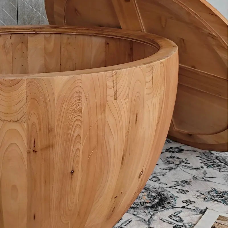 Couchtisch im Vintage-Stil, eimerförmig, mit Stauraum und angemessener Tragfähigkeit