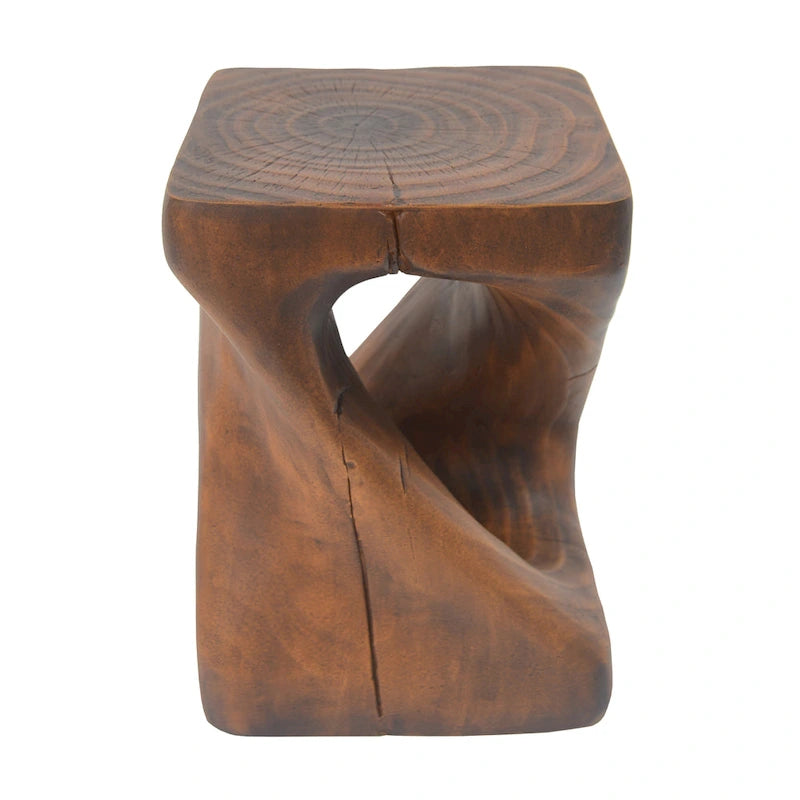 MGO Twist Shape Beistelltisch, Holzoptik