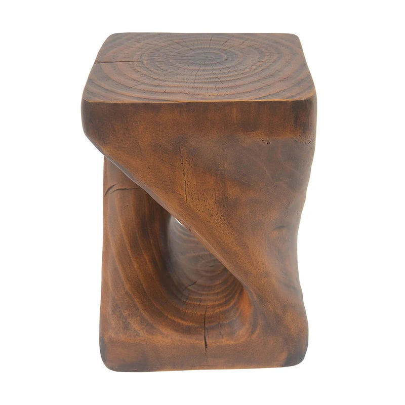 MGO Twist Shape Beistelltisch, Holzoptik