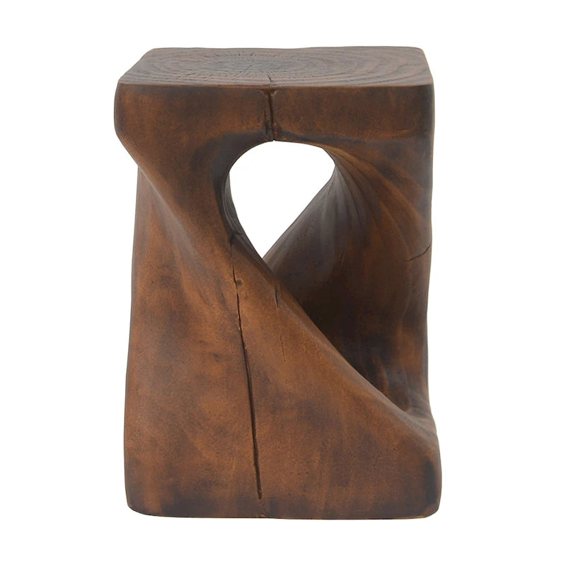 MGO Twist Shape Beistelltisch, Holzoptik