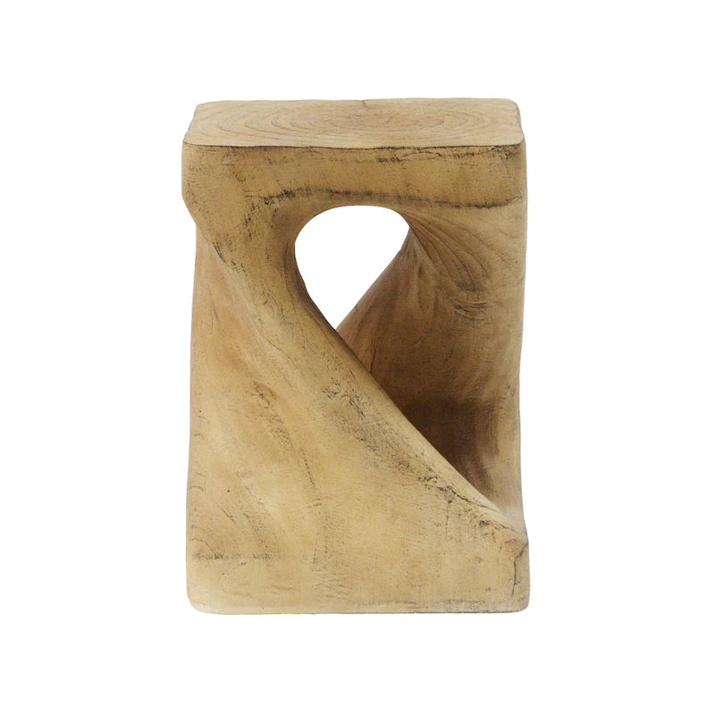 MGO Twist Shape Beistelltisch, Holzoptik