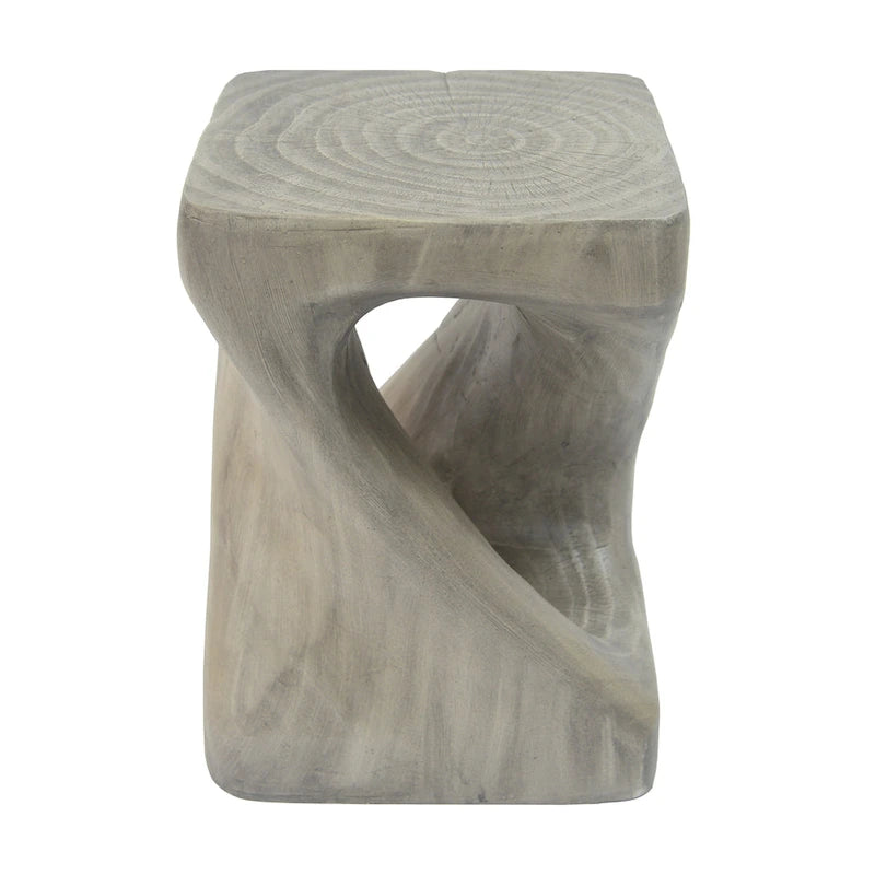 MGO Twist Shape Beistelltisch, Holzoptik