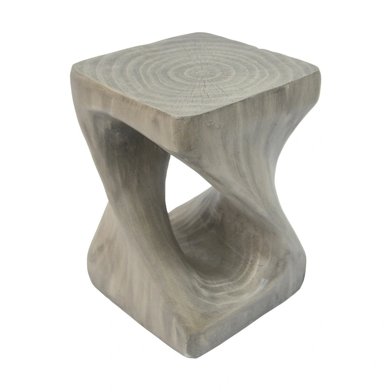 MGO Twist Shape Beistelltisch, Holzoptik