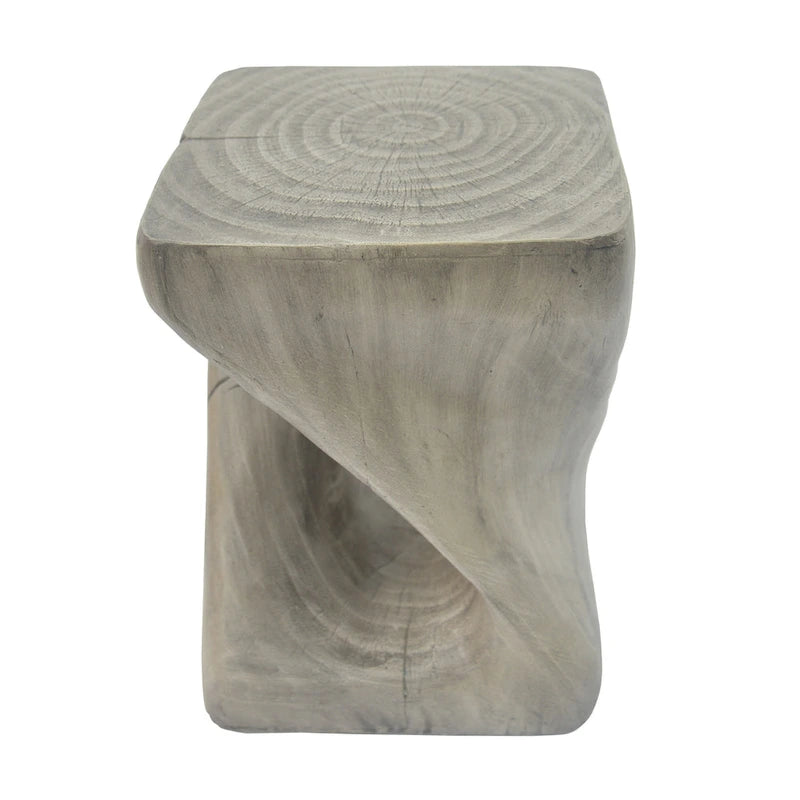 MGO Twist Shape Beistelltisch, Holzoptik